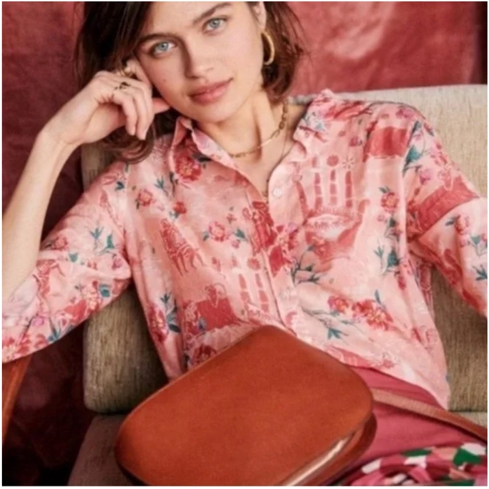 Sezane - Chemise Pierro - imprime astrologie